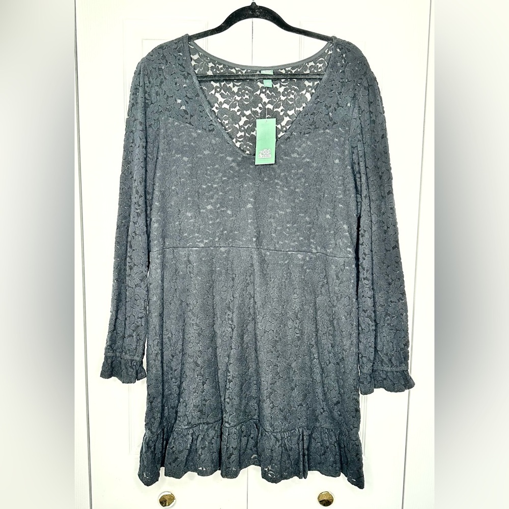 Wild Fable Black Lace Mini Dress - Size XXL